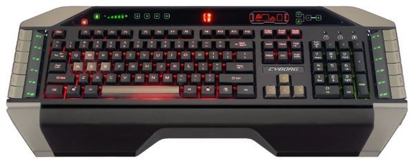 Отзывы Mad Catz Cyborg V.7 Keyboard Black-Grey USB