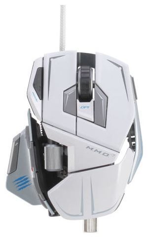 Отзывы Mad Catz M.M.O. 7 Gaming Mouse Gloss White USB