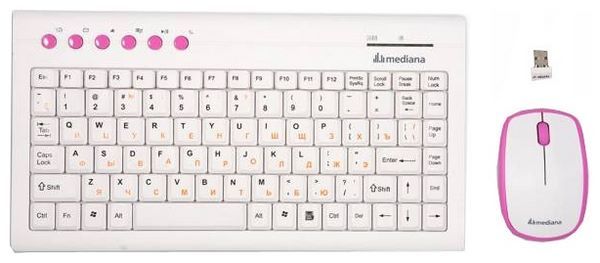 Отзывы Mediana KM-313 White-Pink USB