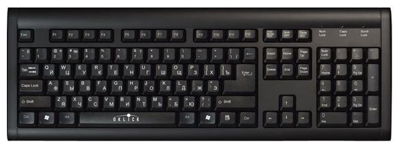 Отзывы Oklick 120 M Standard Keyboard Black PS/2