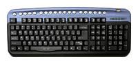 Отзывы Oklick 320 M Multimedia Keyboard Blue USB+PS/2