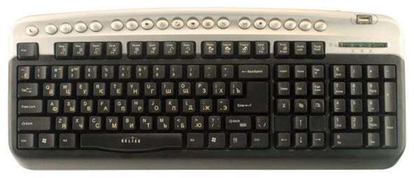 Отзывы Oklick 320 M Multimedia Keyboard Silver USB+PS/2