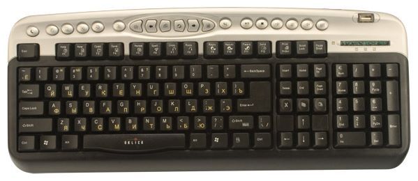 Отзывы Oklick 330 M Multimedia Keyboard Black-Silver USB+PS/2