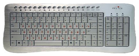 Отзывы Oklick 380 M Office Keyboard Silver USB