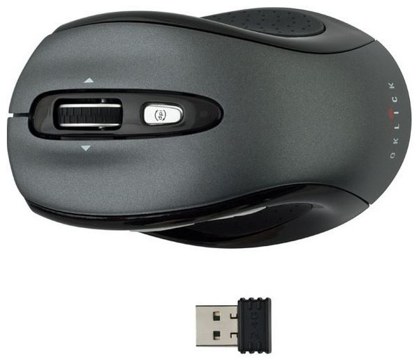 Отзывы Oklick 404 MW Wireless Laser Mouse Dark Grey USB