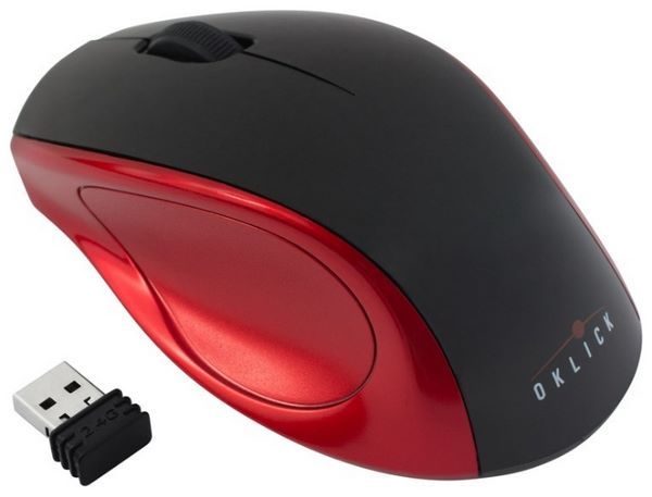 Отзывы Oklick 412 MW Wireless Optical Mouse Black-Red USB