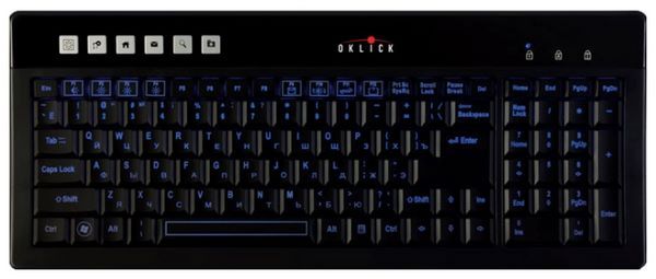 Отзывы Oklick 490 S Illuminated Keyboard Black USB