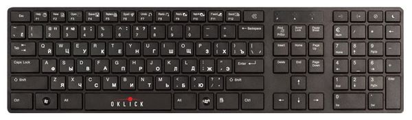 Отзывы Oklick 555 S Multimedia Keyboard Black PS/2