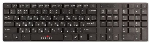 Отзывы Oklick 555 S Multimedia Keyboard Black USB