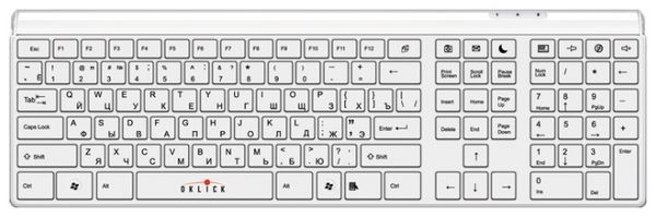 Отзывы Oklick 560 S Multimedia Keyboard White USB