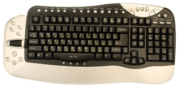 Отзывы Oklick 780L Multimedia Keyboard Black-Silver PS/2