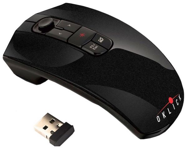 Отзывы Oklick 805 M Wireless Laser Mouse and Presenter Black USB