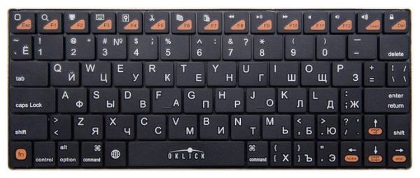 Отзывы Oklick 840S Wireless Keyboard Black Bluetooth