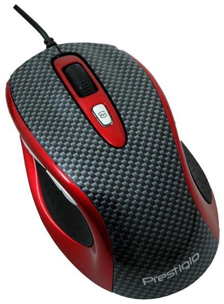 Отзывы Prestigio M size Mouse PJ-MSO2 Carbon-Red USB