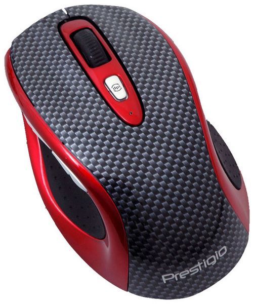 Отзывы Prestigio S size Mouse PJ-MSL1W Carbon-Red USB