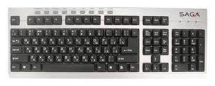 Отзывы SAGA KB2108MM Silver USB