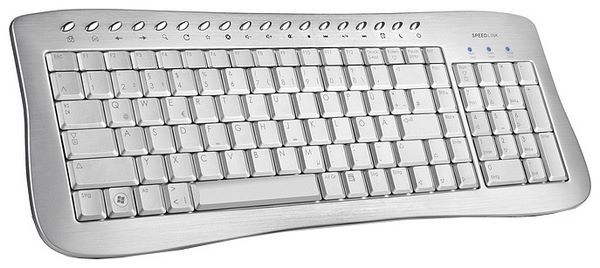 Отзывы SPEEDLINK ALARE Metal Keyboard Silver USB