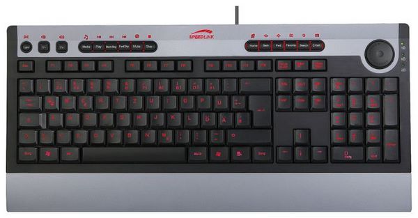 Отзывы SPEEDLINK Alterno Dual Colour LED Keyboard SL-6479-SGY Black-Silver USB