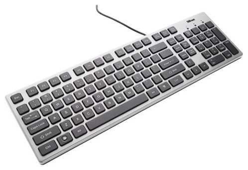 Отзывы Trust Isla Keyboard Silver USB