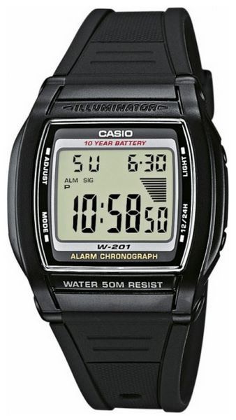 Отзывы Casio W-201-1A