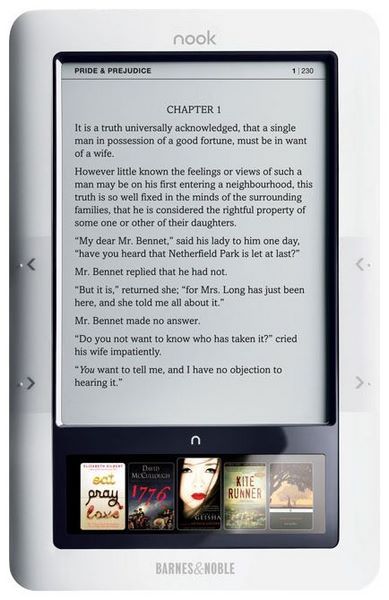 Отзывы Barnes & Noble Nook Wi-Fi