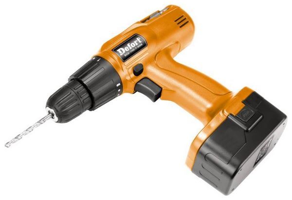 Image of Defort DCD-18Nx2DF cordless drill and impact driver combo kit