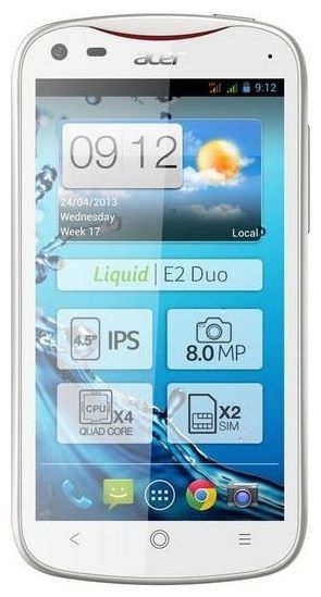 Отзывы Acer Liquid E2 Duo