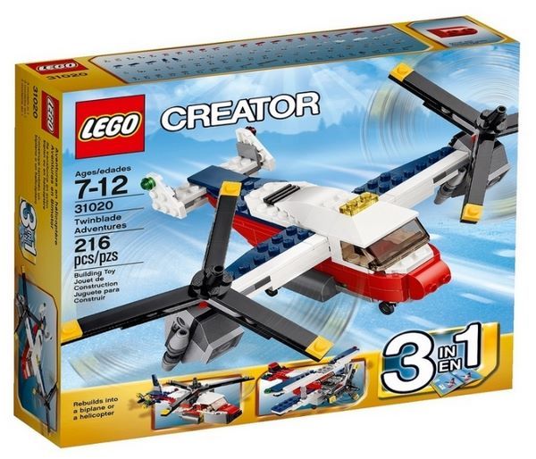 Отзывы LEGO Creator 31020 Приключения на конвертоплане