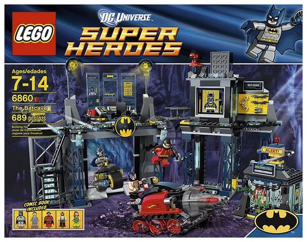 Отзывы LEGO Super Heroes 6860 Пещера Бэтмена