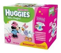 Отзывы Huggies Ultra Comfort для девочек 4 (8-14 кг)