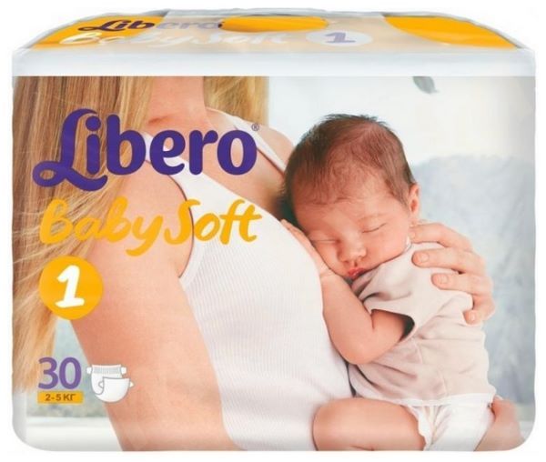 Отзывы Libero Baby Soft 1 (2-5 кг) 30 шт