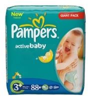 Отзывы Pampers Active Baby 3+ (5-10 кг)